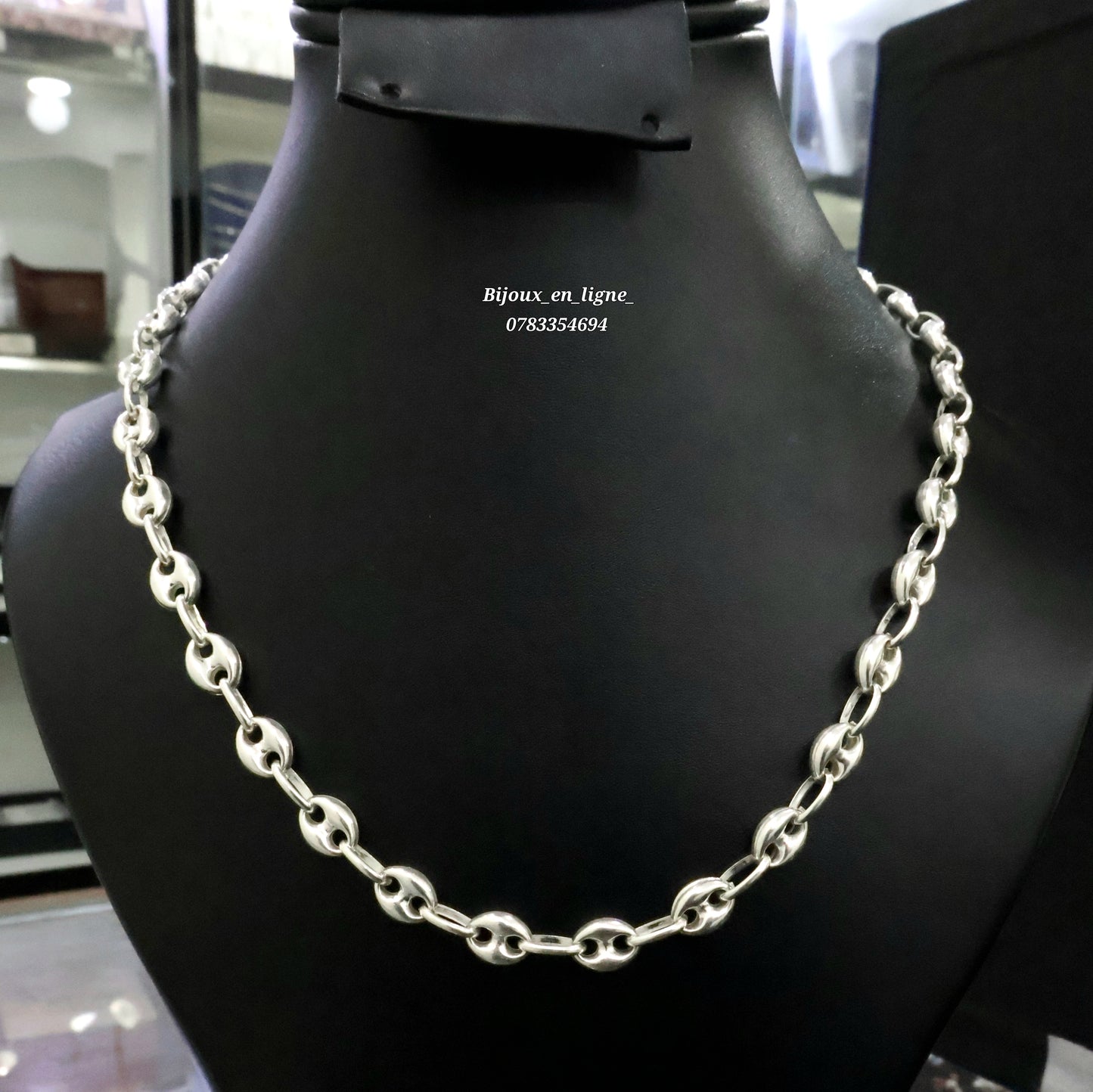 Collier grain de café PA20