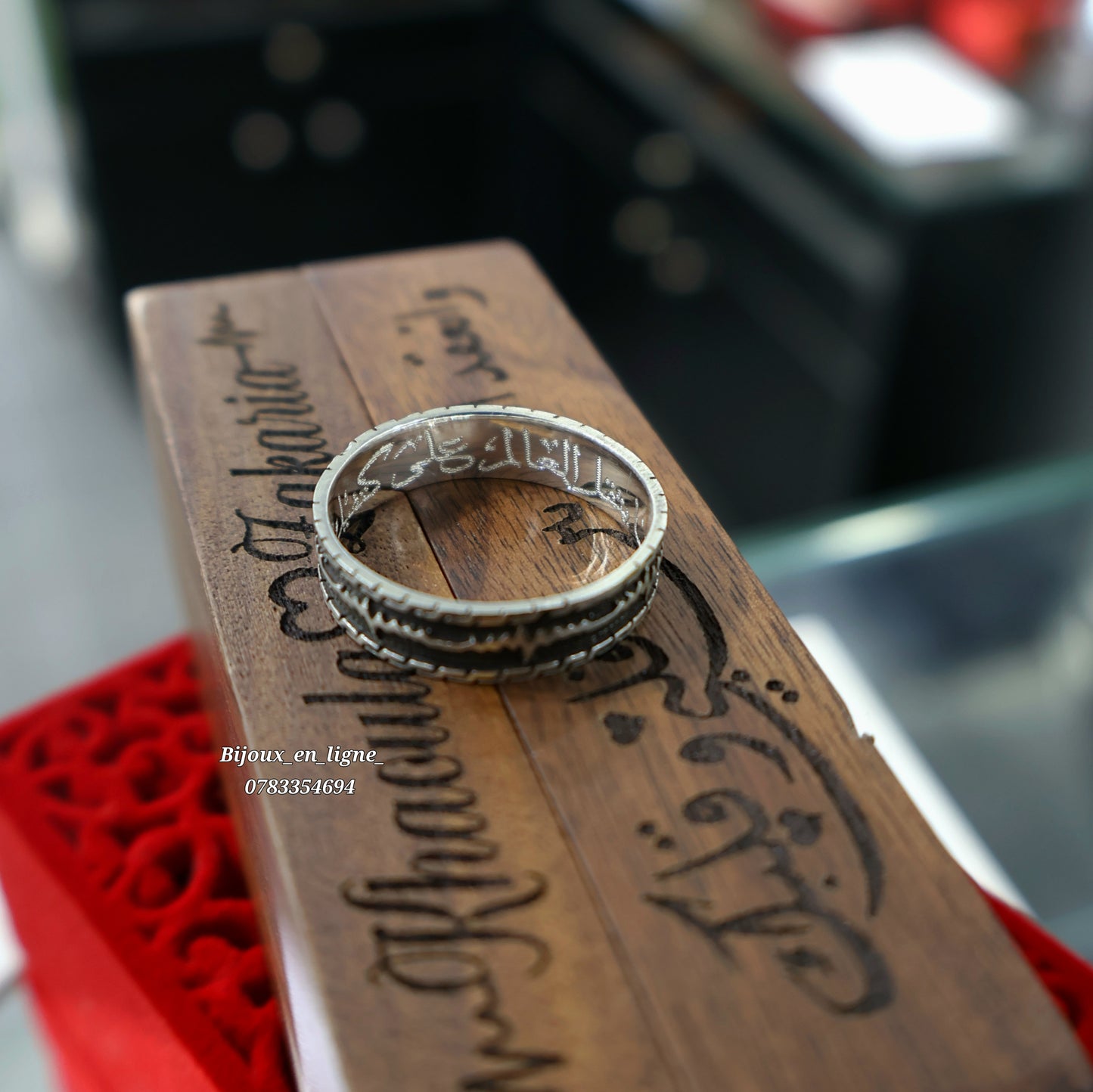 Bague battement noir 2