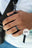 Bague battement noir