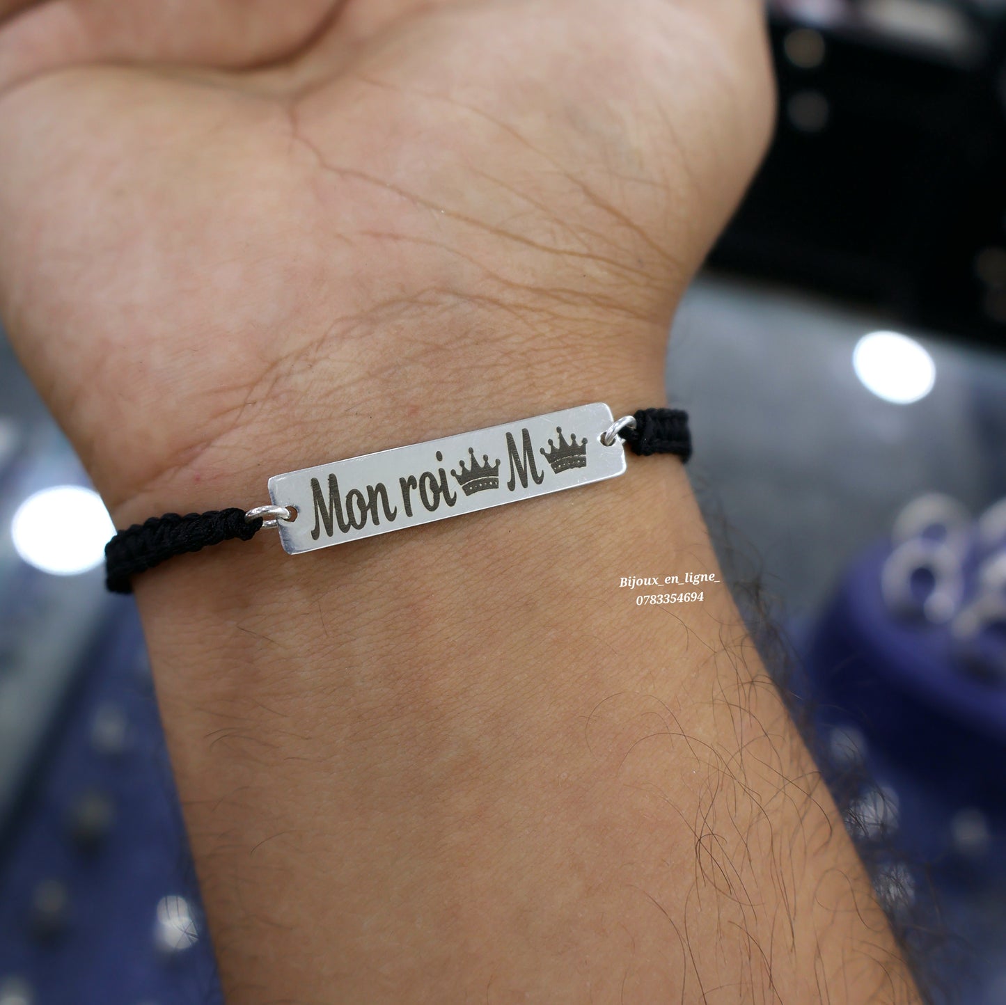 Bracelet argent personnalisée