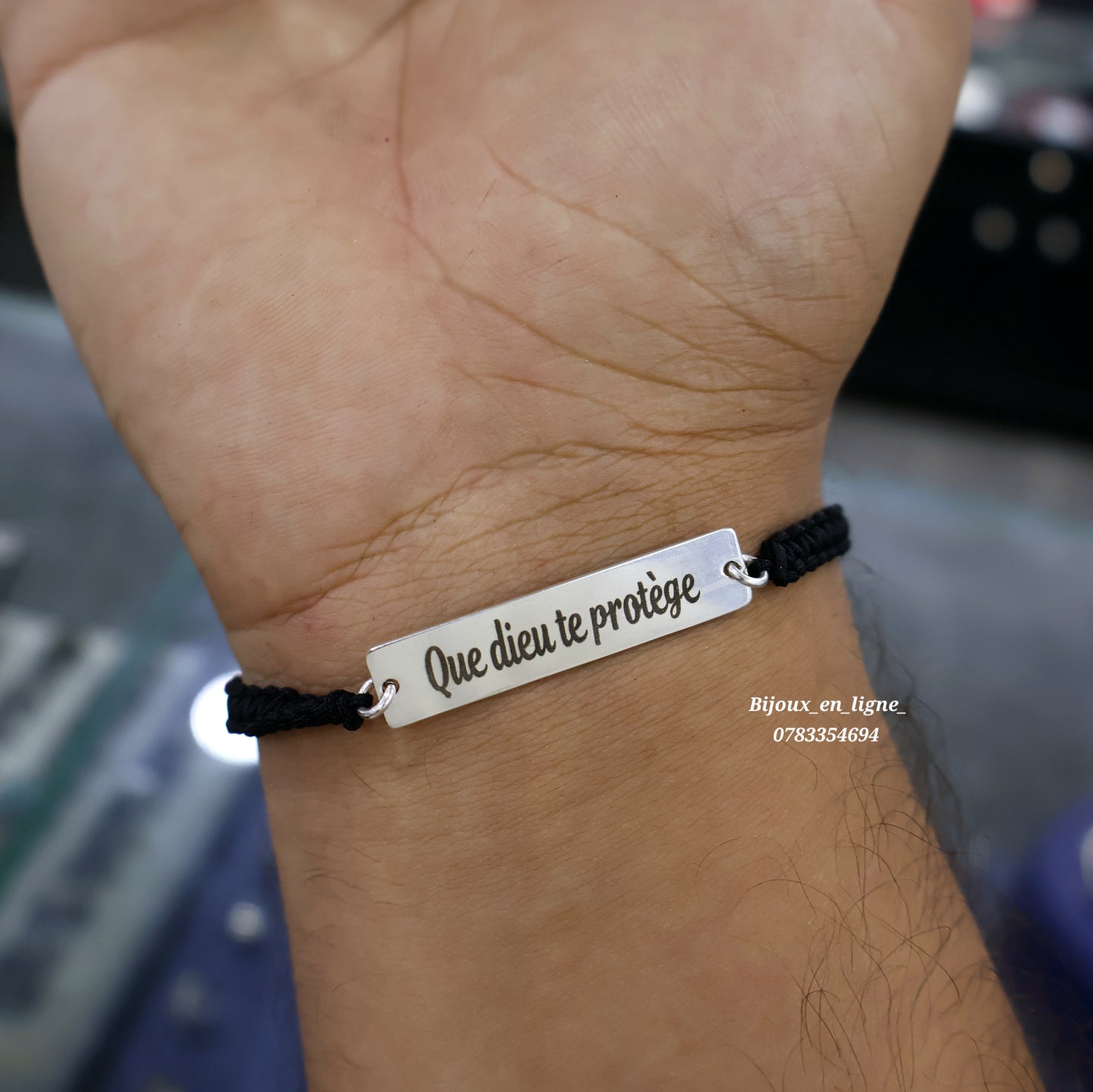 Bracelet argent personnalisée