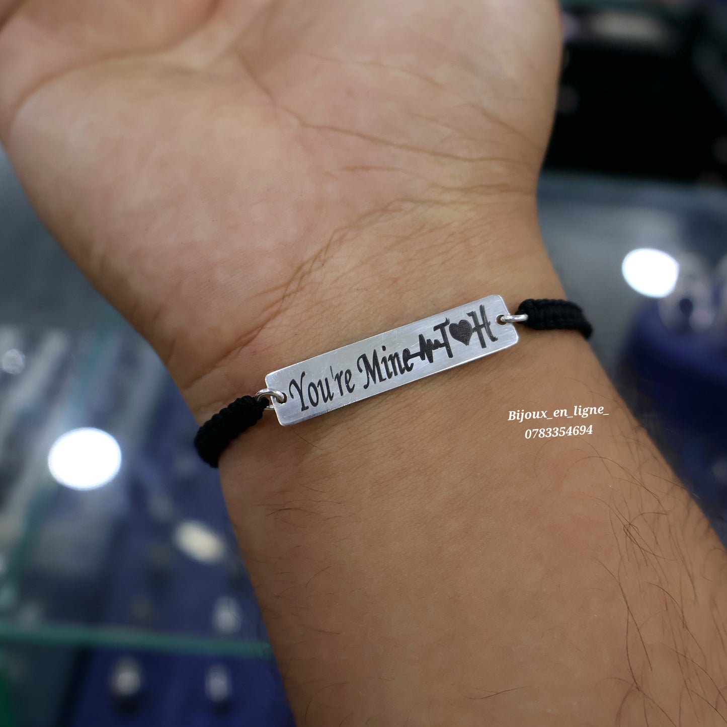 Bracelet argent personnalisée